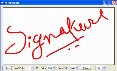Capture Signature With Lots Of Options